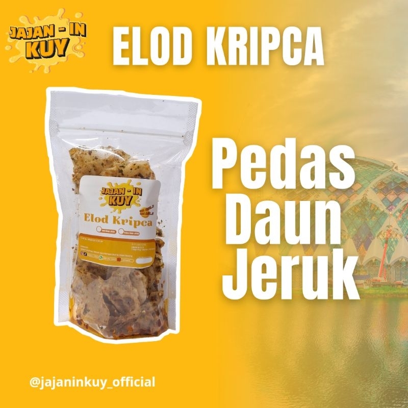 

Elod Kripca Pedas Asin Daun Jeruk