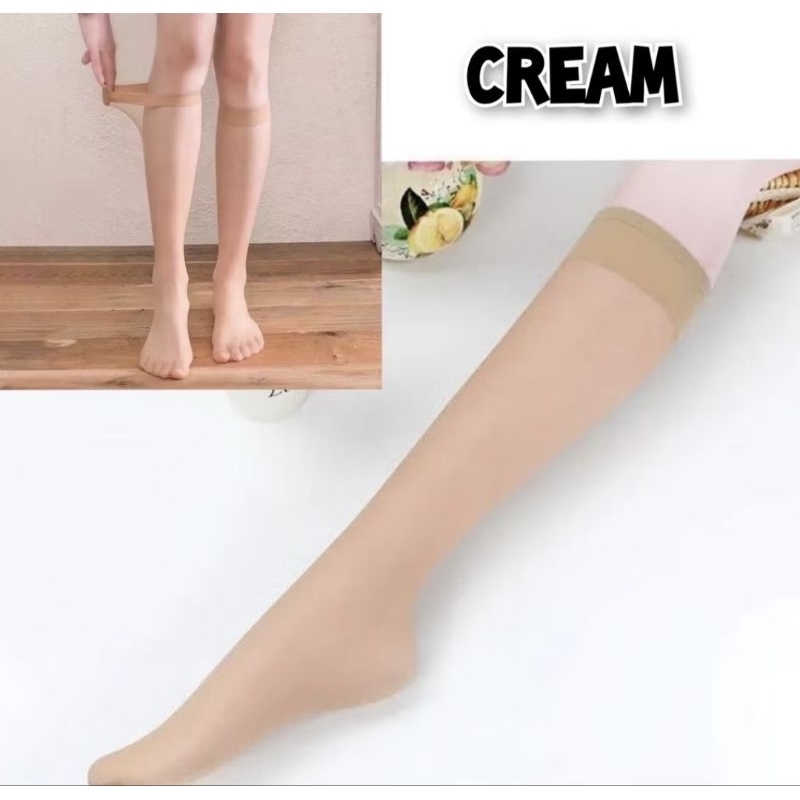 Stocking wanita panjang Sebitis sexy Transparan Stocking Legging