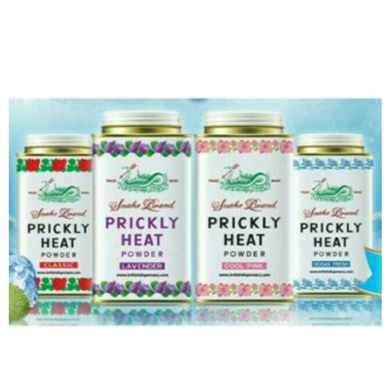 Prickly Heat 150gr / Bedak Cap Ular - Bedak Gatal & Biang Keringat