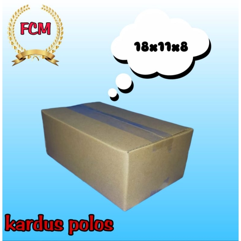 

kardus packing uk 18x11x8 kardus polos kardus kecil