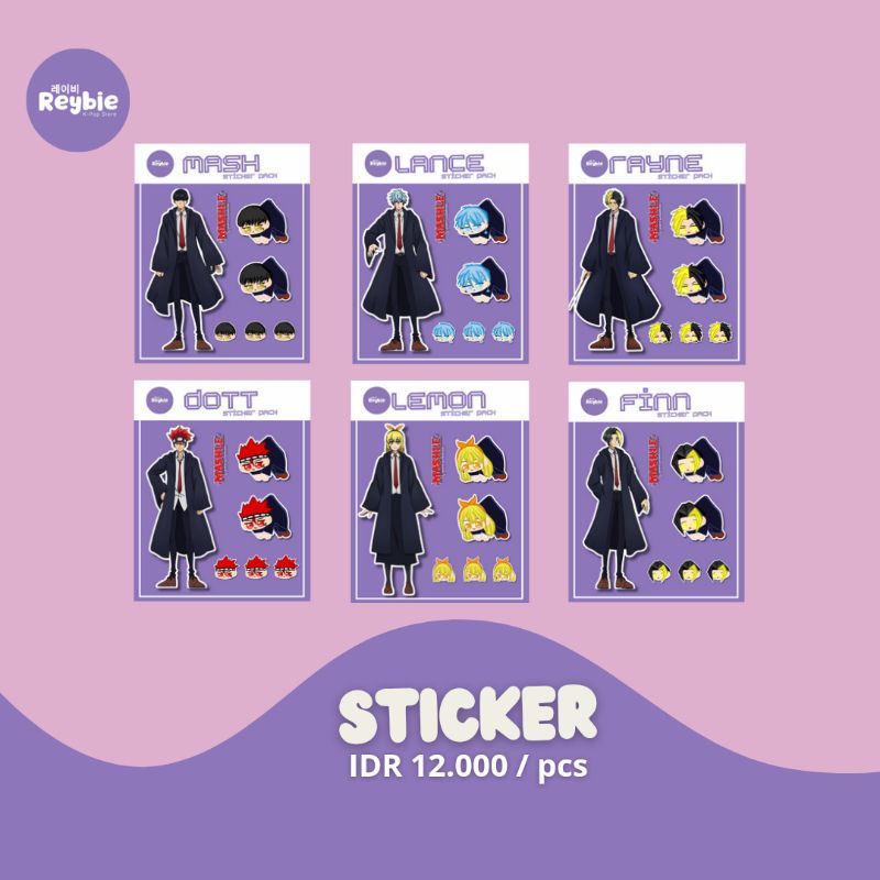 

STICKER STIKER MASHLE MASH RAYNE