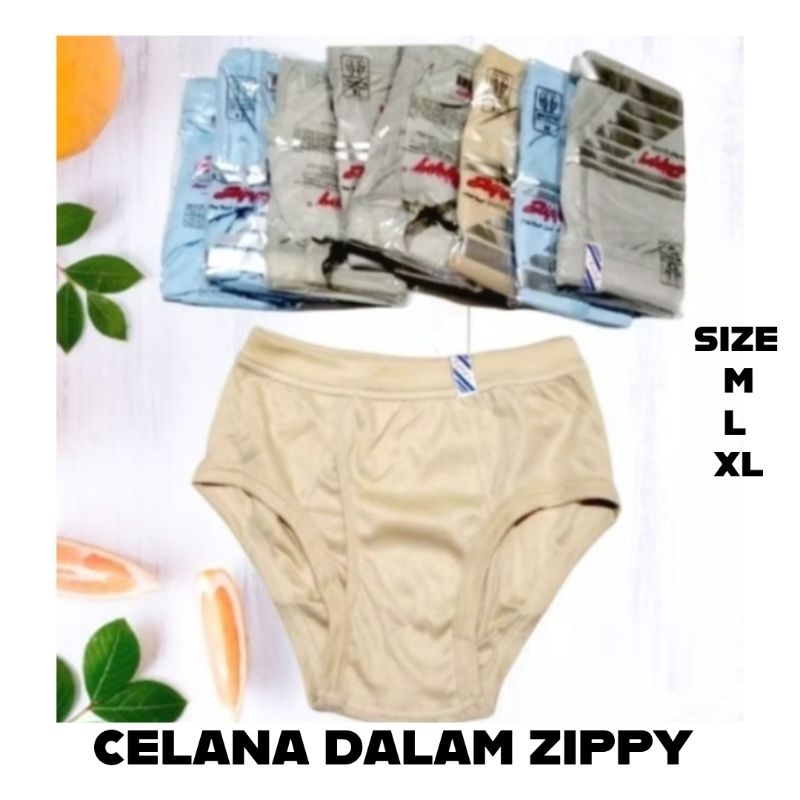 6pcs.. Celana Dalam Zippy CD ZIPPY Celana Dalam Pria Dewasa