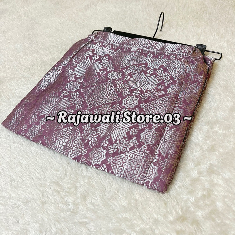 Rok Songket Span Jumbo || Rok Span Jadi || Rok Songket Semi Palembang || Rok Songket Karet Kiri-kana