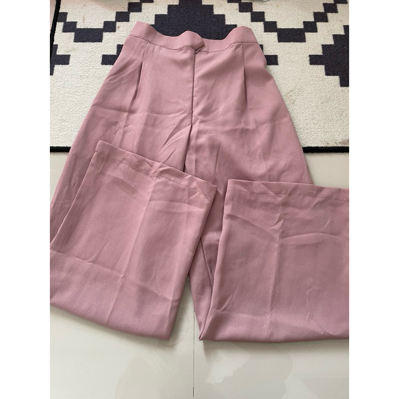 Celana Kerja Dusty Pink
