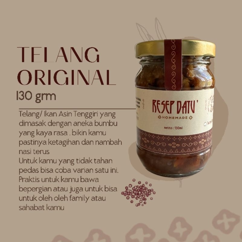 

Telang Original In Jar 130 gr