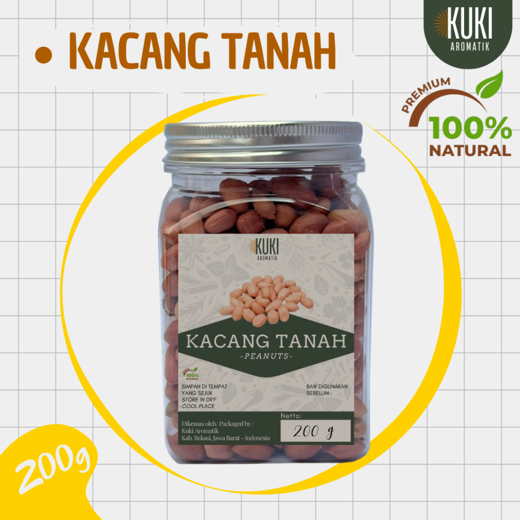 

Kacang Tanah | Peanuts 200g 250g | Bumbu Dapur | Rempah 100% Natural | Kualitas Premium