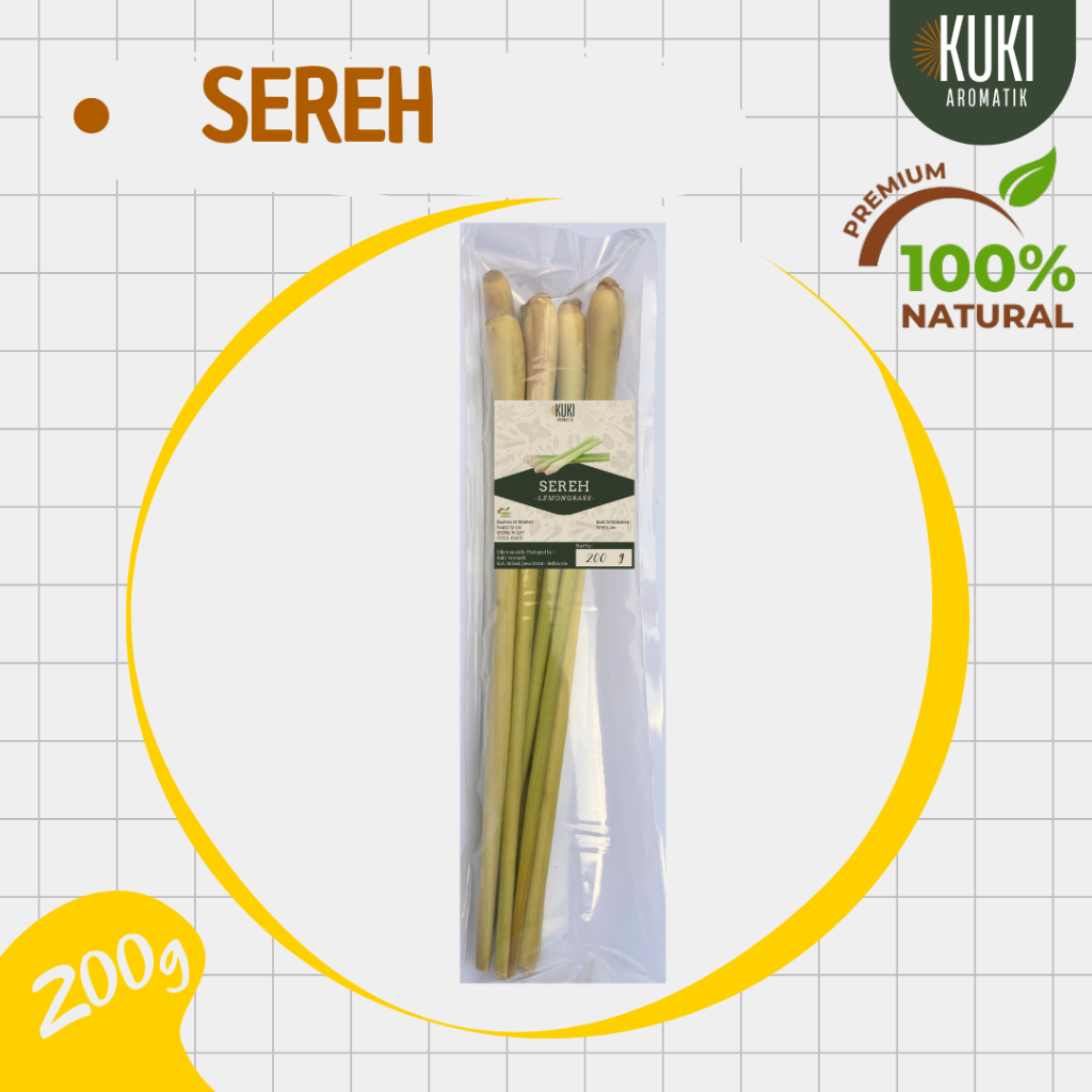 

Sereh / Serai | Lemongrass 200g | Bumbu Dapur | Rempah 100% Natural | Kualitas Premium | Segar Wangi