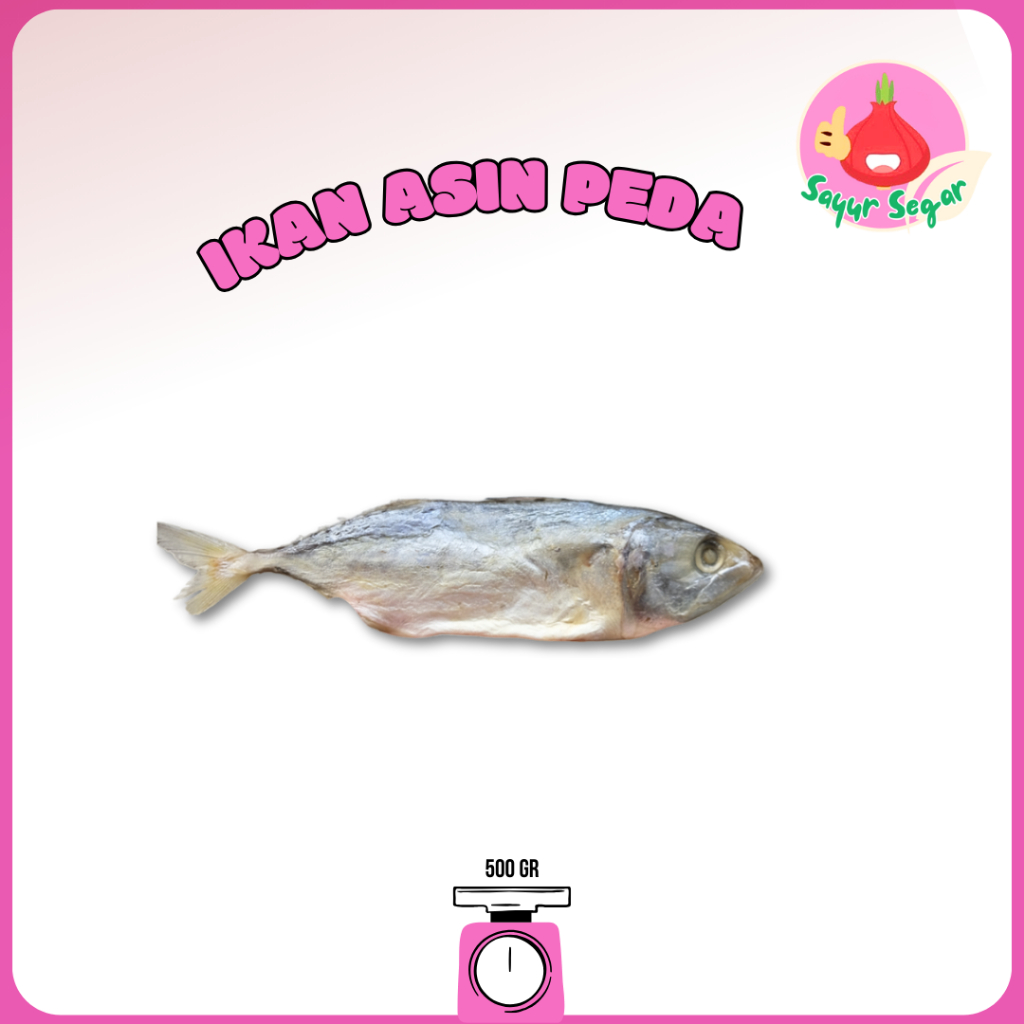 

Sayur Segar - Ikan Asin Peda Putih/Salted White Peda Fish 500 gr