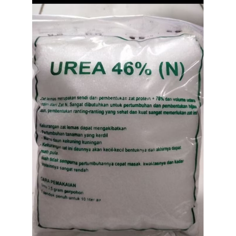 Pupuk UREA 46% (N) 500gr pupuk tanaman pupuk buah pupuk bibit pupuk biji