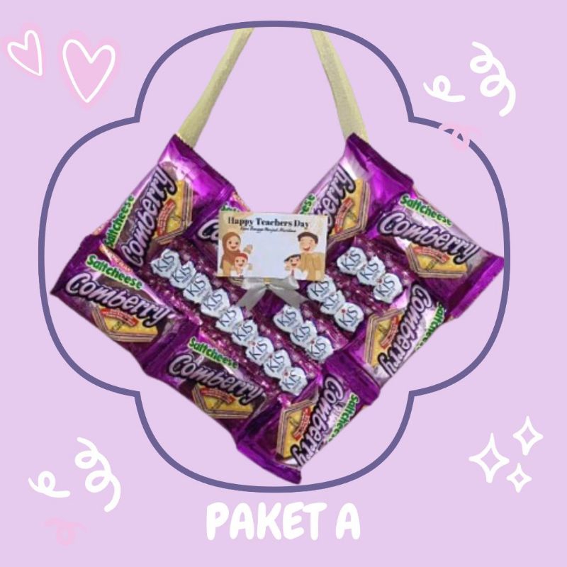 

buket ulang tahun/ buket coklat permen / buket hari guru / buka ultah / buket snack love