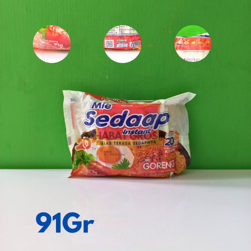 

mie sedaap 91gr ecer 1 PCS