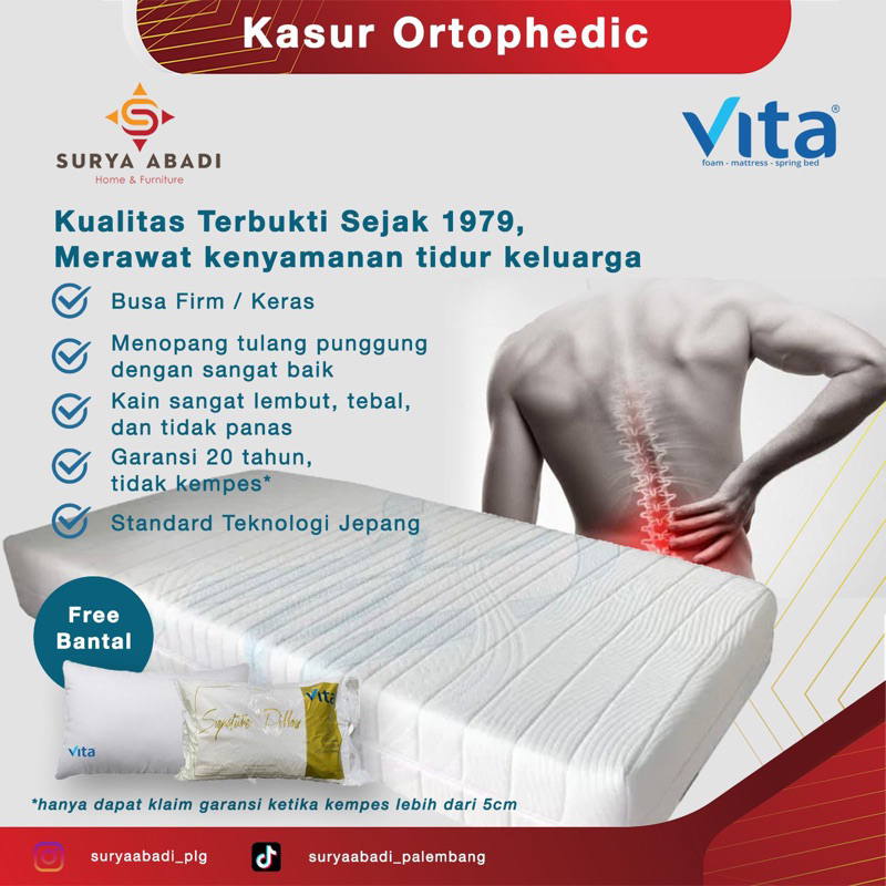 Kasur busa Vita orthopedic Sz 120