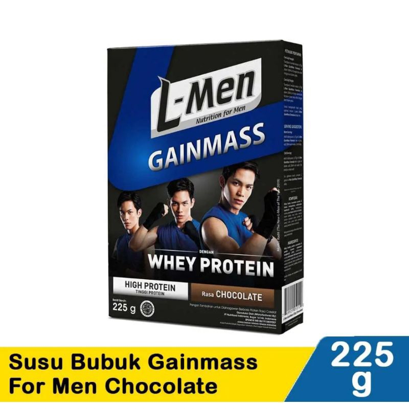 

Susu Bubuk Gainmass For Men Chocolate225 gr exp jan 2026