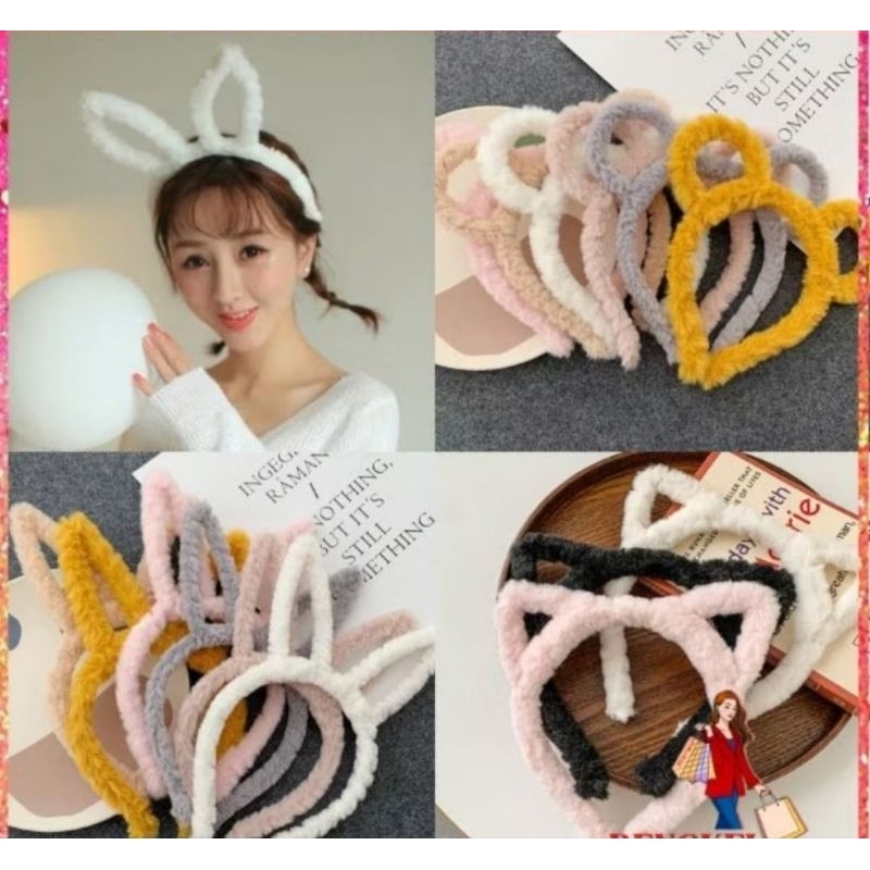 Bando Telinga Beruang | Bando Korea | Bando Lucu