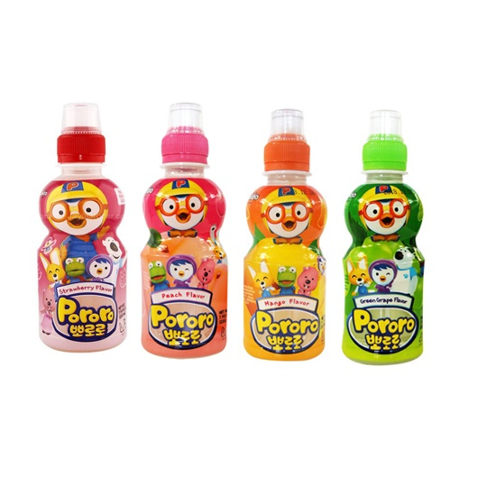 

PORORO Minuman Jus Buah 235ml All Varian | GreenGrape/Peach/Mango/Strawberry