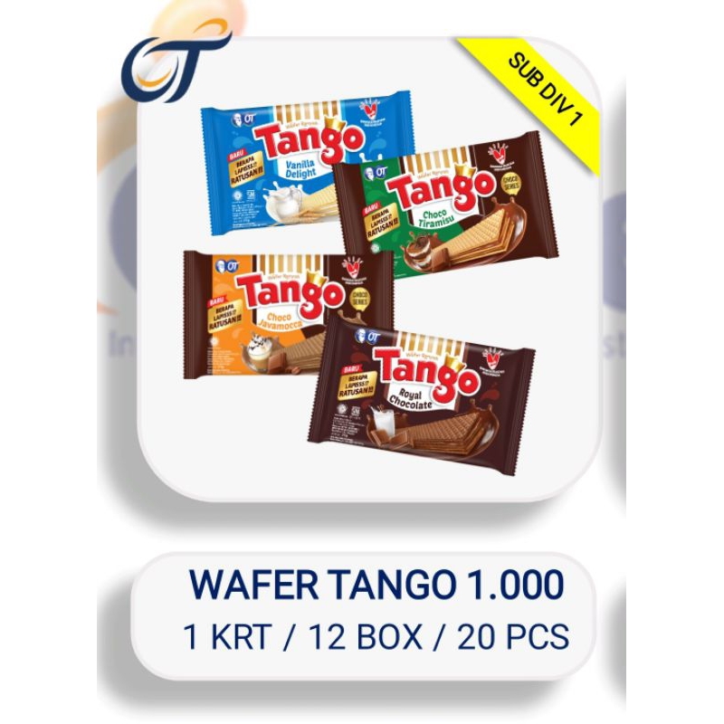 

Tango|Isi 10 pcs @ 16 gr|Chocolate|Vanila|Strawberry