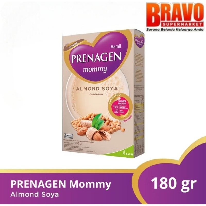 PRENAGEN MOMMY ALMOND SOYA 180G Susu Ibu Hamil || Susu Bumil