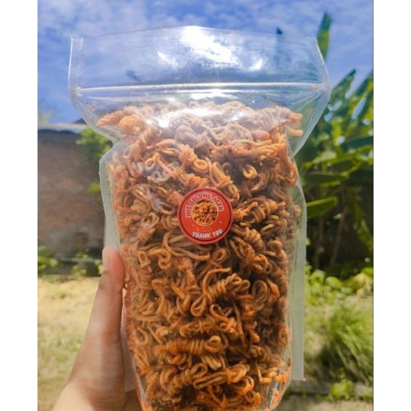 

mie gulung sibell, pedas balado, isi setengah kilo