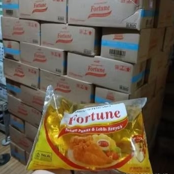 

FORTUNE BANTAL minyak kemasan 1Liter x 12pcs