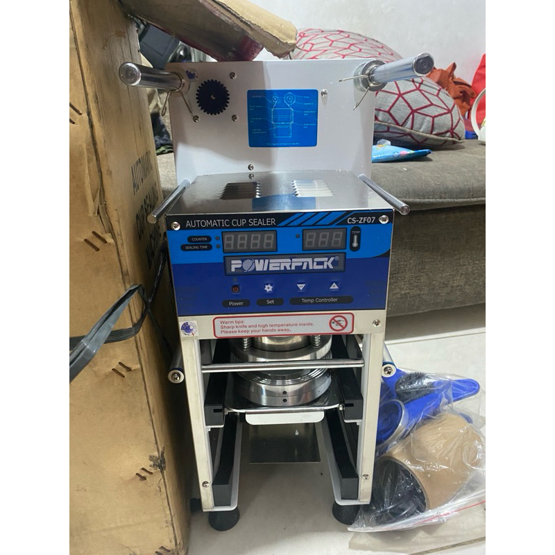 cup sealer powerpack baru otomatis