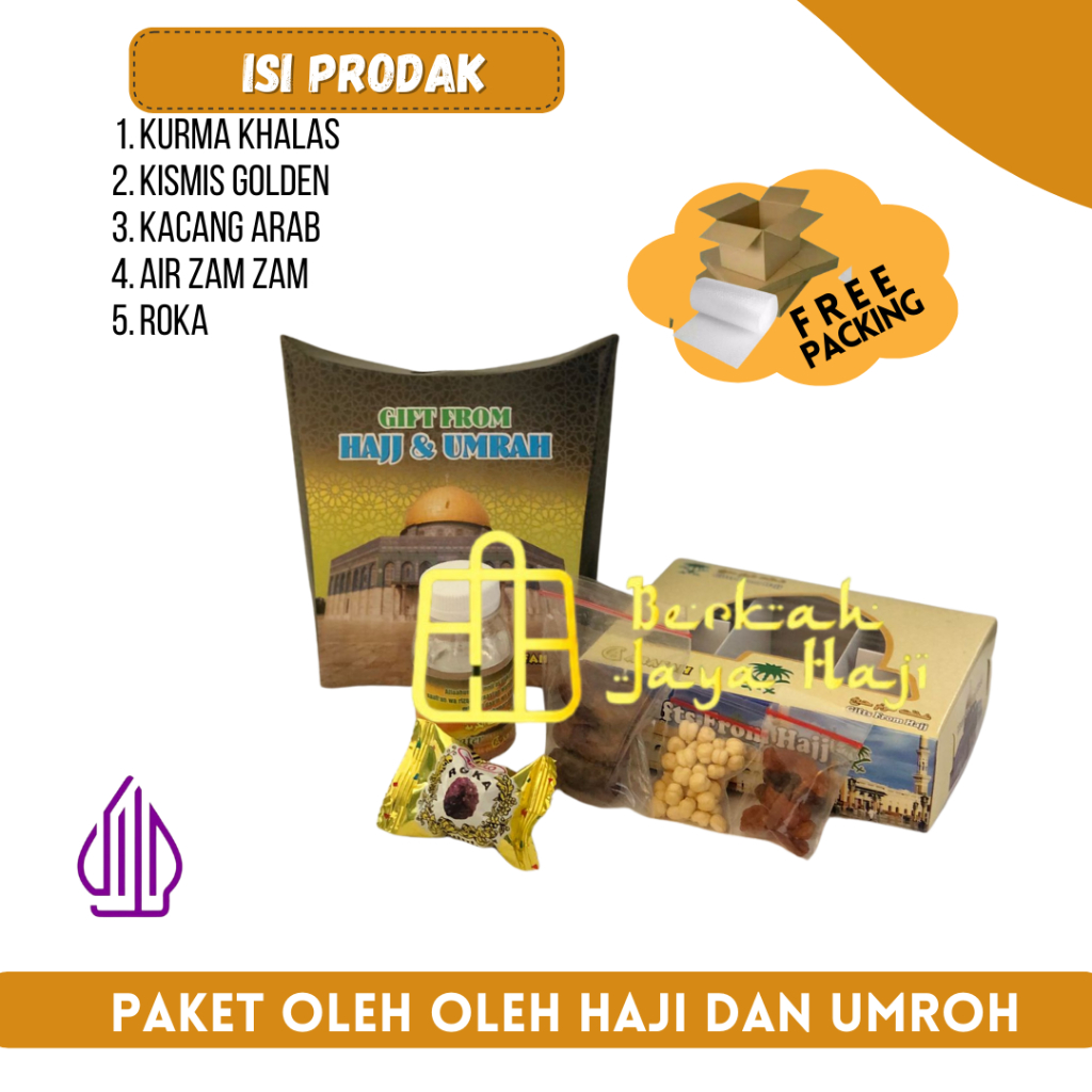 

Paket hemat oleh oleh haji dan umroh Pahe + Roka