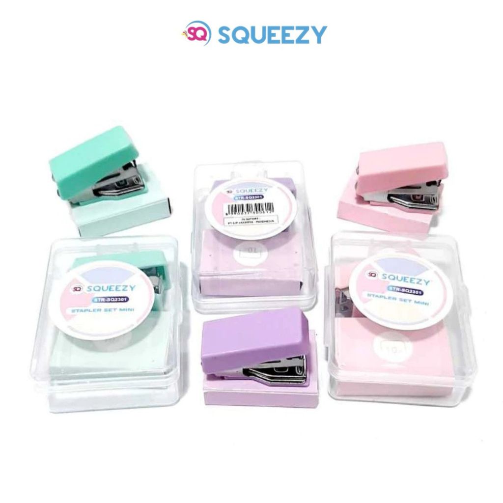 

Stapler Squeezy STR-SQ2301 Mini Set
