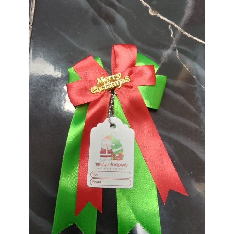 

pita rangkai hias pita hampers natal 2 umpak
