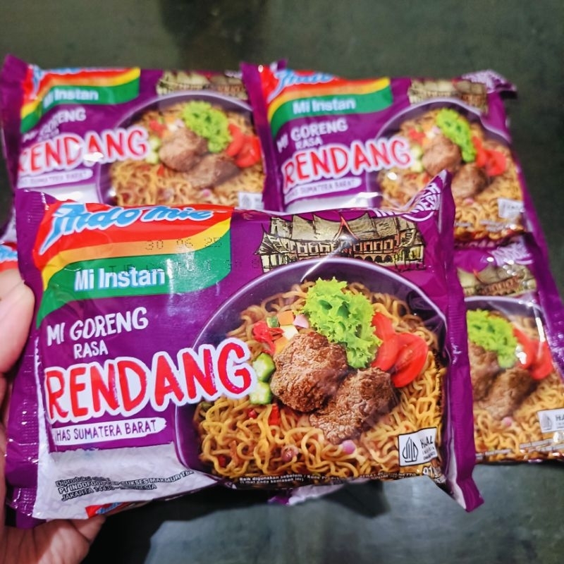 

Indomie Goreng Rendang, mi instan, mie rendang