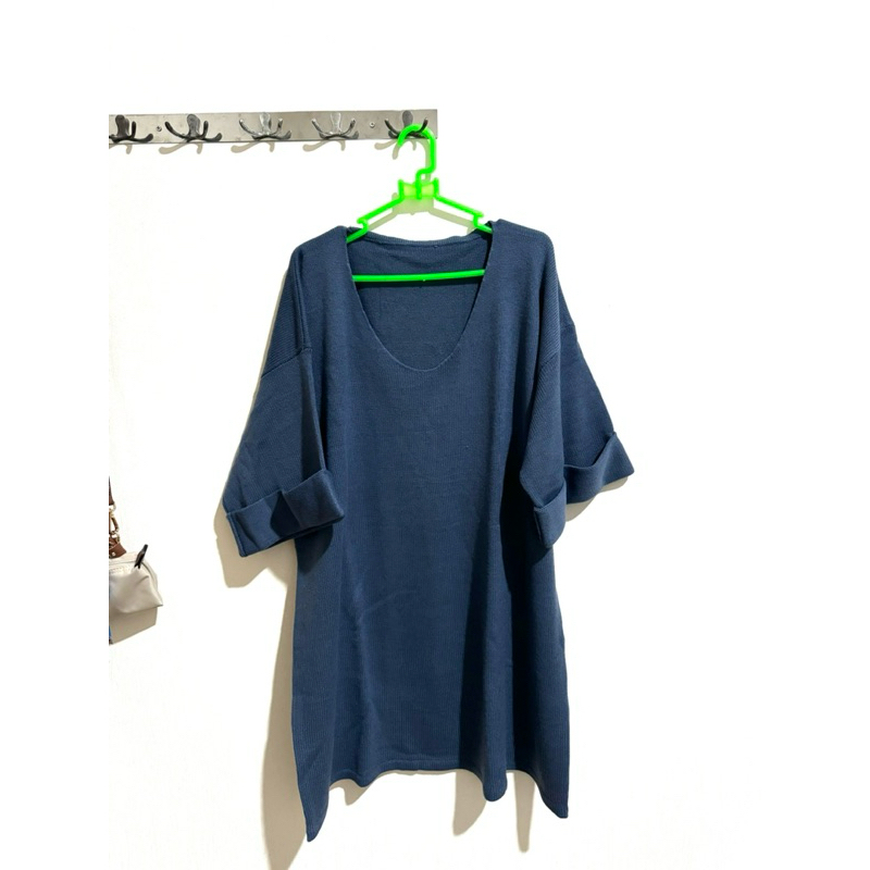 Preloved oversize sweater / sweater oversize wanita premium / dress rajut wanita