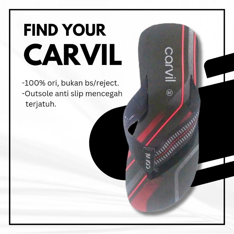 Sandal Jepit Pria Carvil Argus Ori