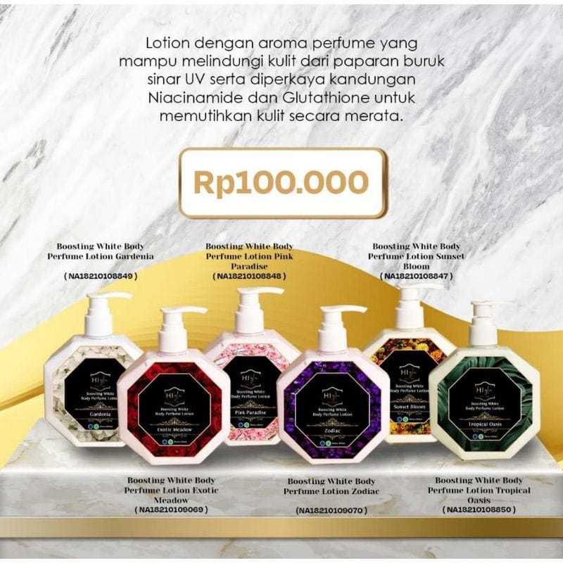 Lotion Boosting Hi Glow Body Perfume Premium Hi Glow Skincare