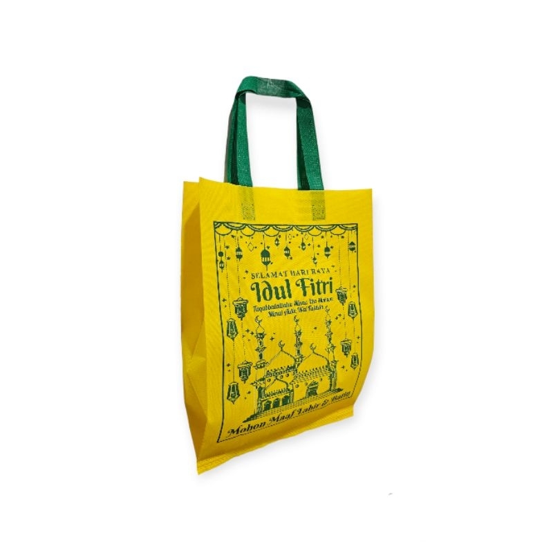 

[LUSINAN 12 PCS] Goodie bag LEBARAN 30x40x8 WS New series 2025/ tas idul Fitri/ tas spunbond