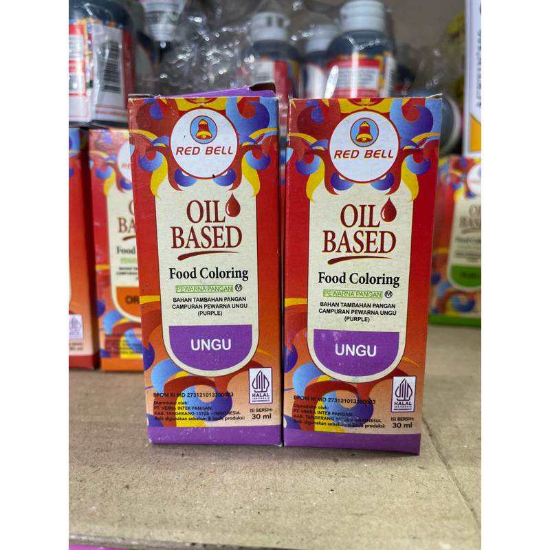 

[REDBELL] Oil Based / Pewarna Makanan Premium 30Ml-Ungu (Purple)