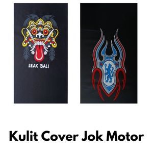 Kulit Cover Jok Motor Motif Gambar ukuran 91x46 cm , 85x46 cm - Black, 85x46 Mio Sporty Soul Smile V