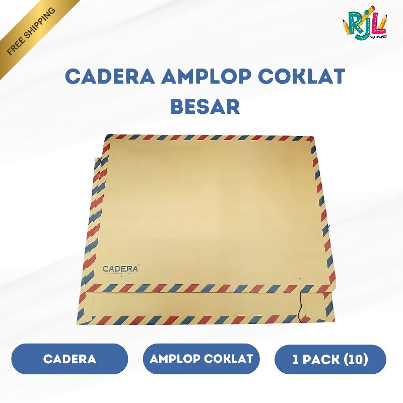 

Cadera Amplop Coklat Besar | Amplop Berkas | 1 Pack (10)