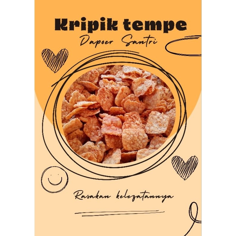 

KRIPIK TEMPE 250 GRAM (Dapoer santri)