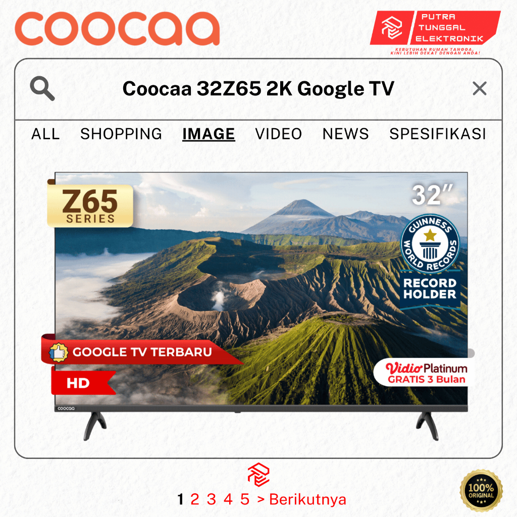 COOCAA SMART TV 32Z65 32 inc 100% ORIGINAL COOCAA