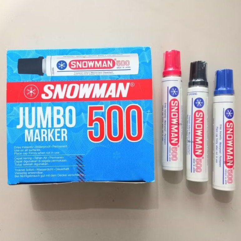 

Spidol Snowman Jumbo 500 ( Pak ) [ Original ]