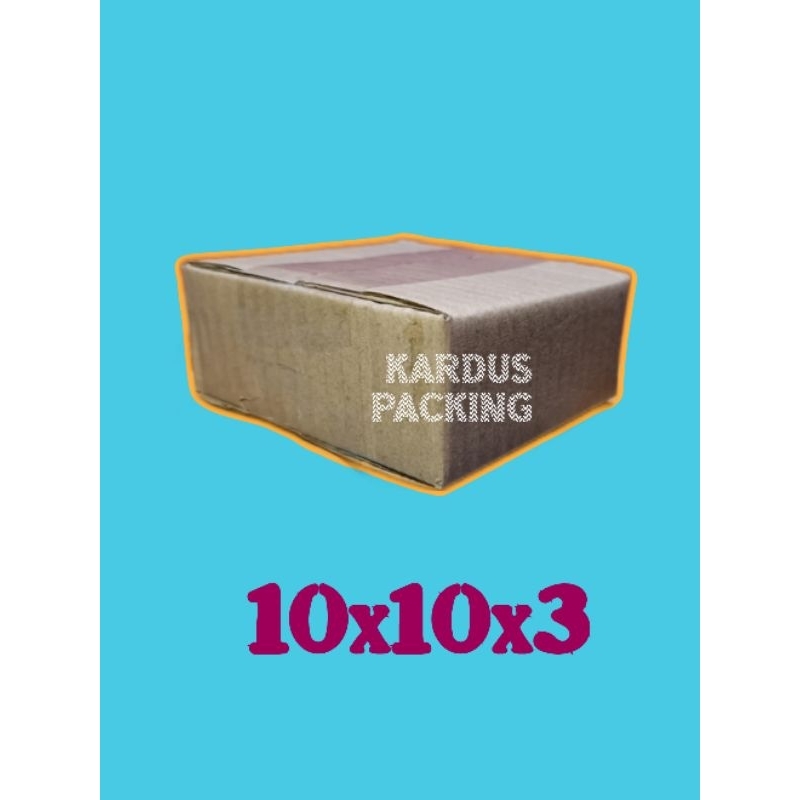 

kartonbox 10x10x3 kardus packing kardus mini kardu murah