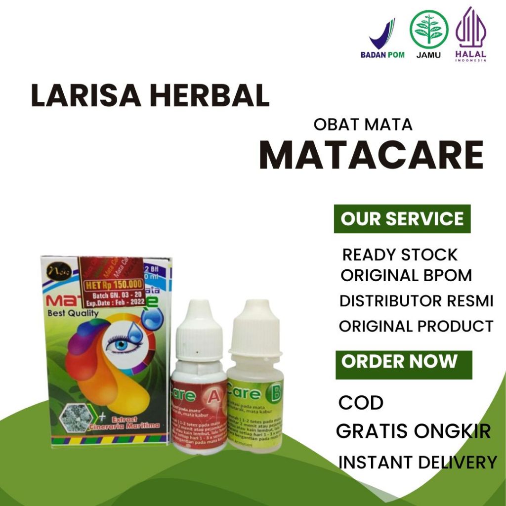 MATACARE TETES MATA ORIGINAL - OBAT MATA MINUS