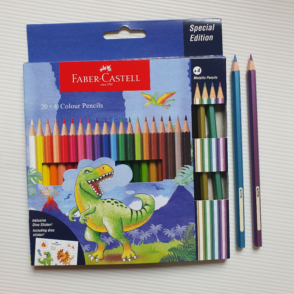 

FABER CASTEL 115126 24W PENSIL WARNA DINO (PCS)