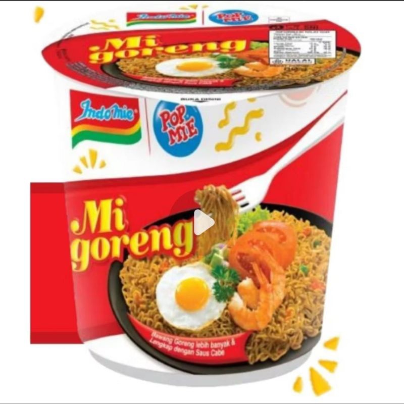 

pop mie mi goreng instan 1 biji