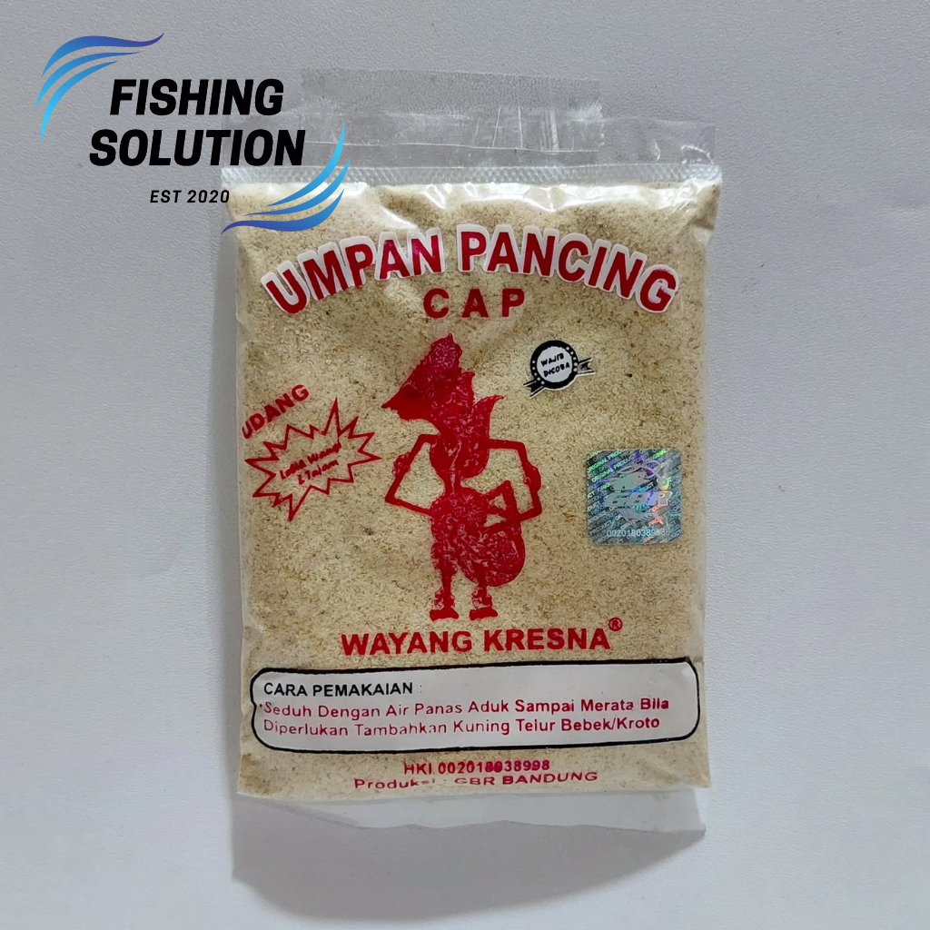 Umpan Pancing Cap Wayang Kresna Udang GBR Bandung