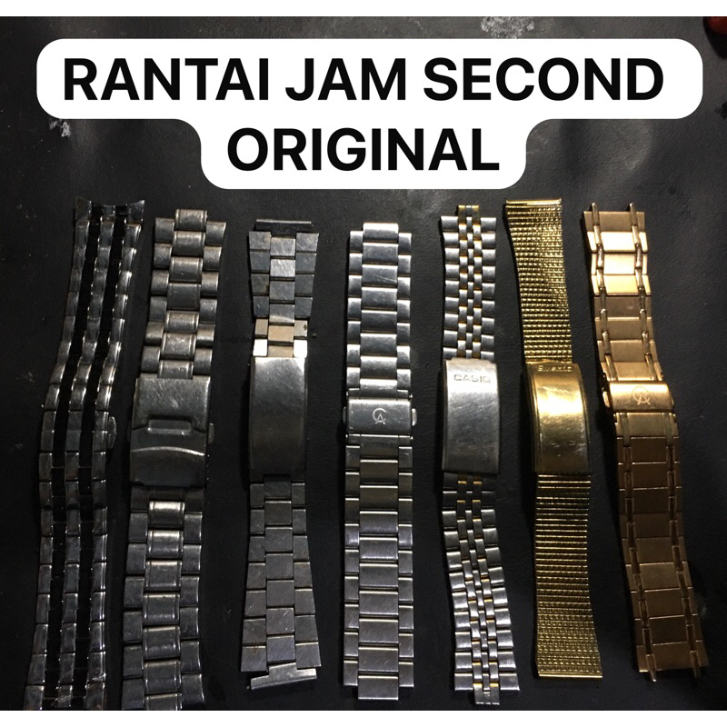 STRAP/RANTAI JAM TANGAN second original swiss/jepang/paris dll