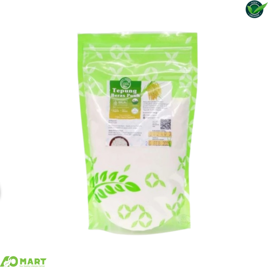 

Tepung Beras putih organik MPASI 500gr - Lingkar Organik