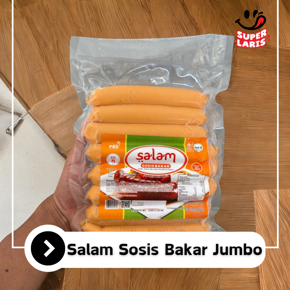 

Sosis Bakar Salam / Sosis Bakar Jumbo isi 8