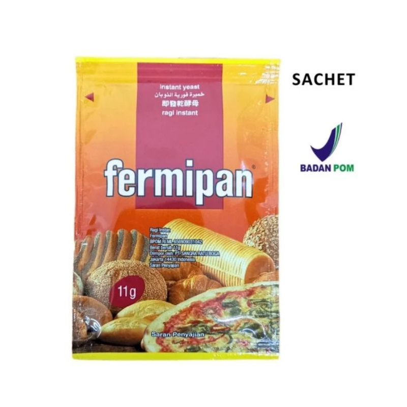 

Fermipan Sachet 11 gr Ragi Instan