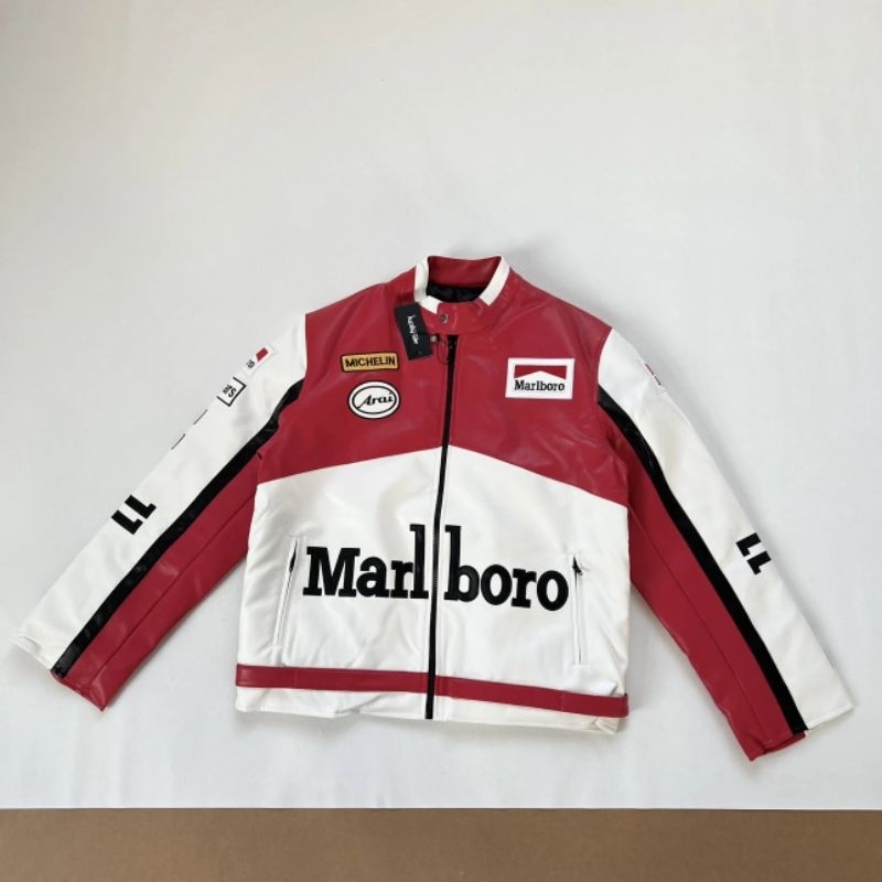 Marlboro Vintage Leather Racing Jacket