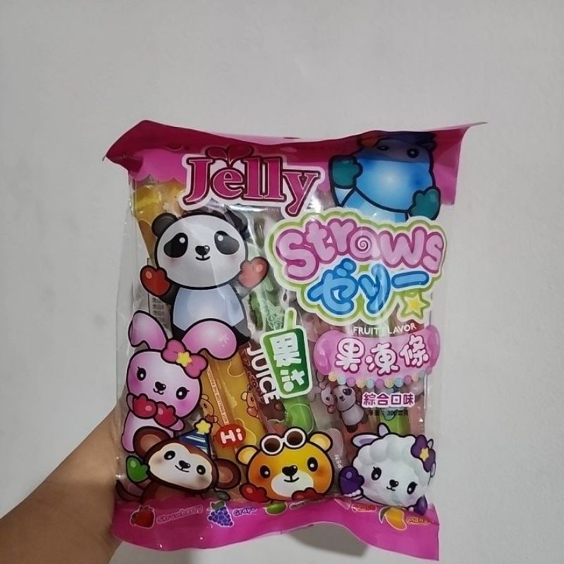 

jelly straw ABC fruit flavor