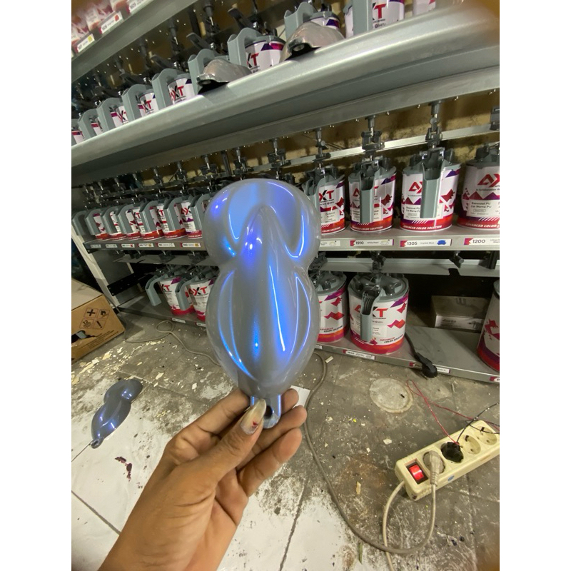 cat nardo grey + special effect blue PU AXT